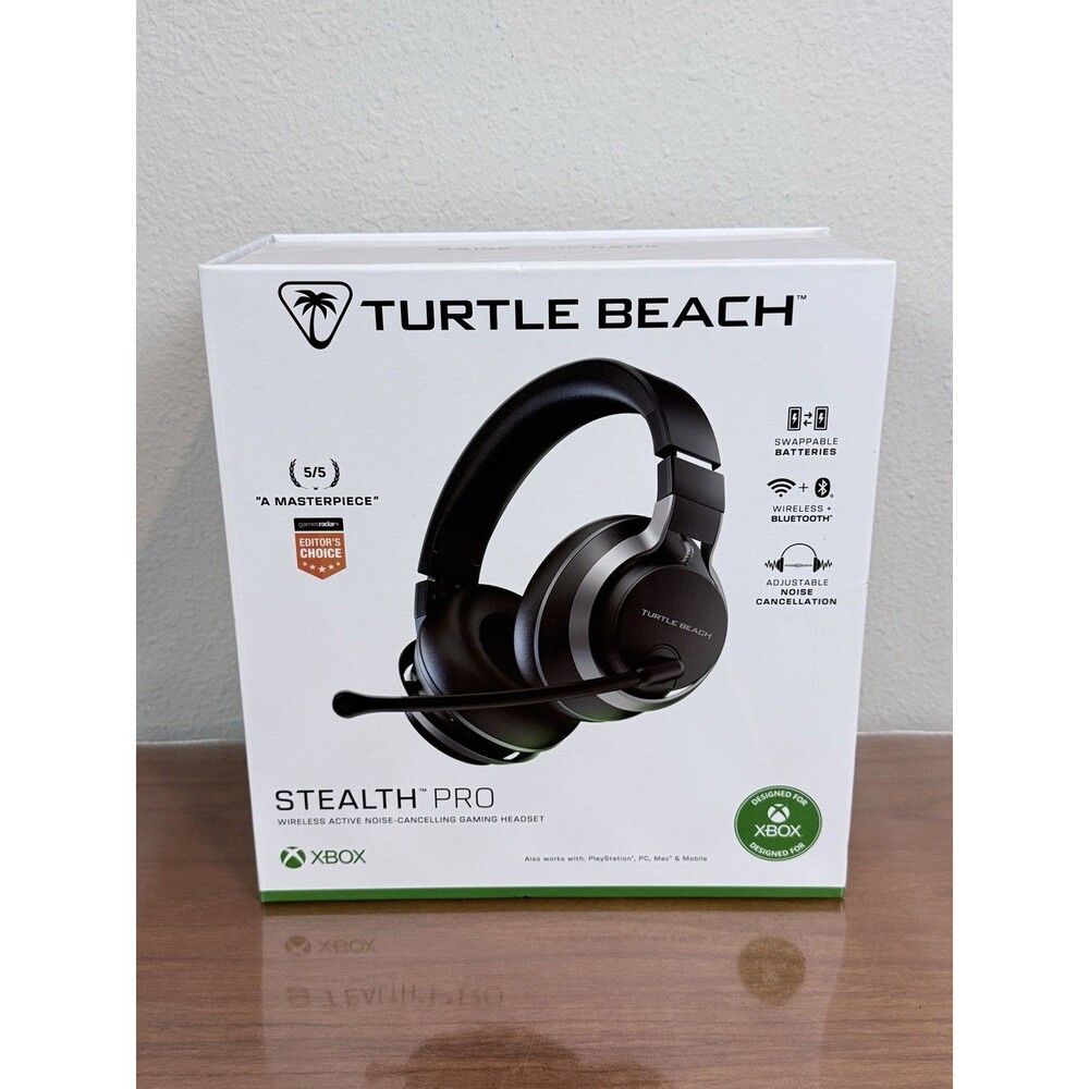 Turtle Beach Stealth Pro Wireless Noise-Cancelling Gaming Headset Xbox EUC IOB